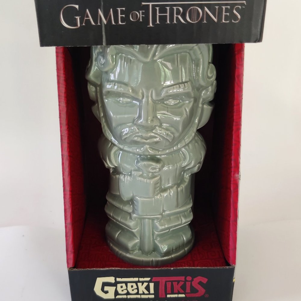 GeekiTikis Jon Snow Tiki Mug Ceramic Game of Thrones New In Box